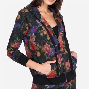 Johnny Was Bossanova Modern Zip up Hoodie size Medium